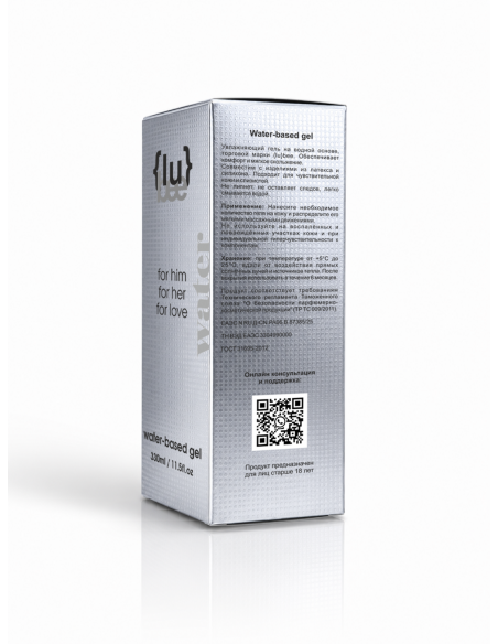 Увлажняющий гель Lu bee - water-based, на водной основе 330мл 02344LS
